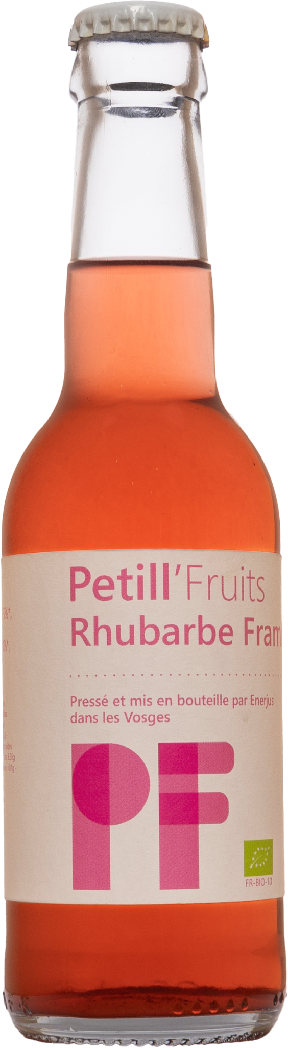 Bouteille Petill'Fruits Rhubarbe Framboise